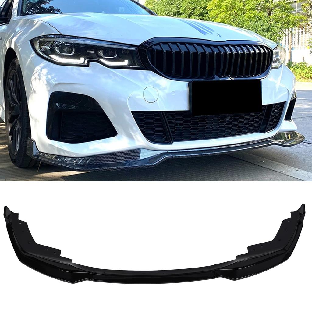 3PCS Front Bumper Lip Diffuser Kit MP   for 3 Series  0  1 M Pack Pre‑facelift 2019 to 2022