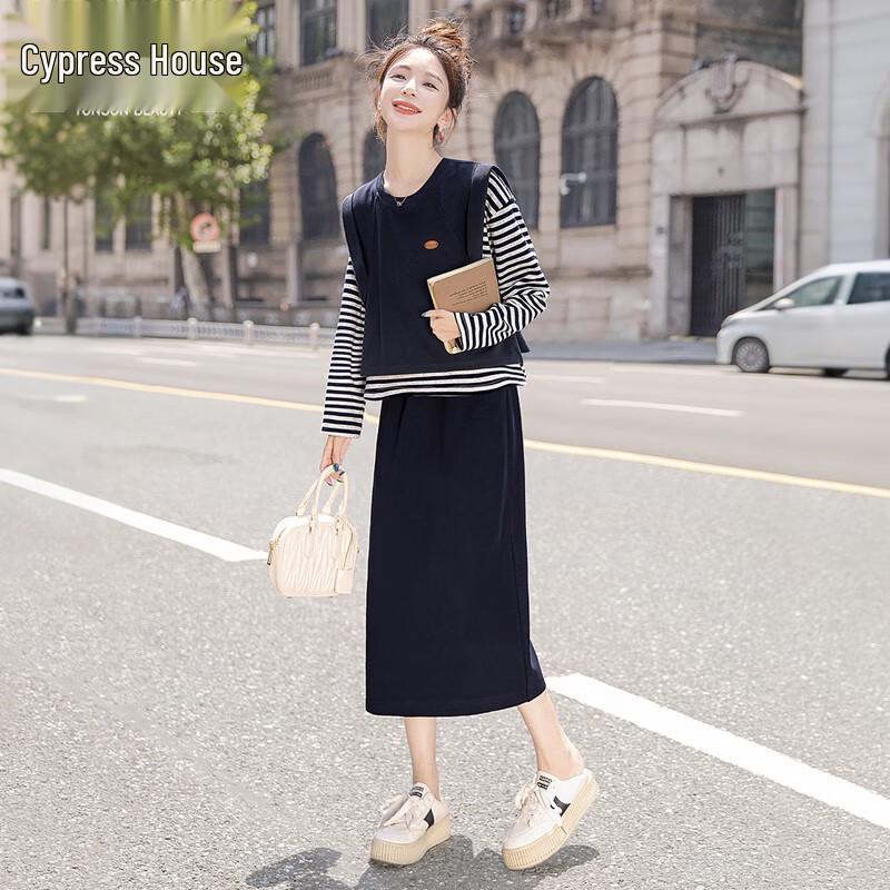 Sibaishai Women s Casual Knit 3-Piece Set M