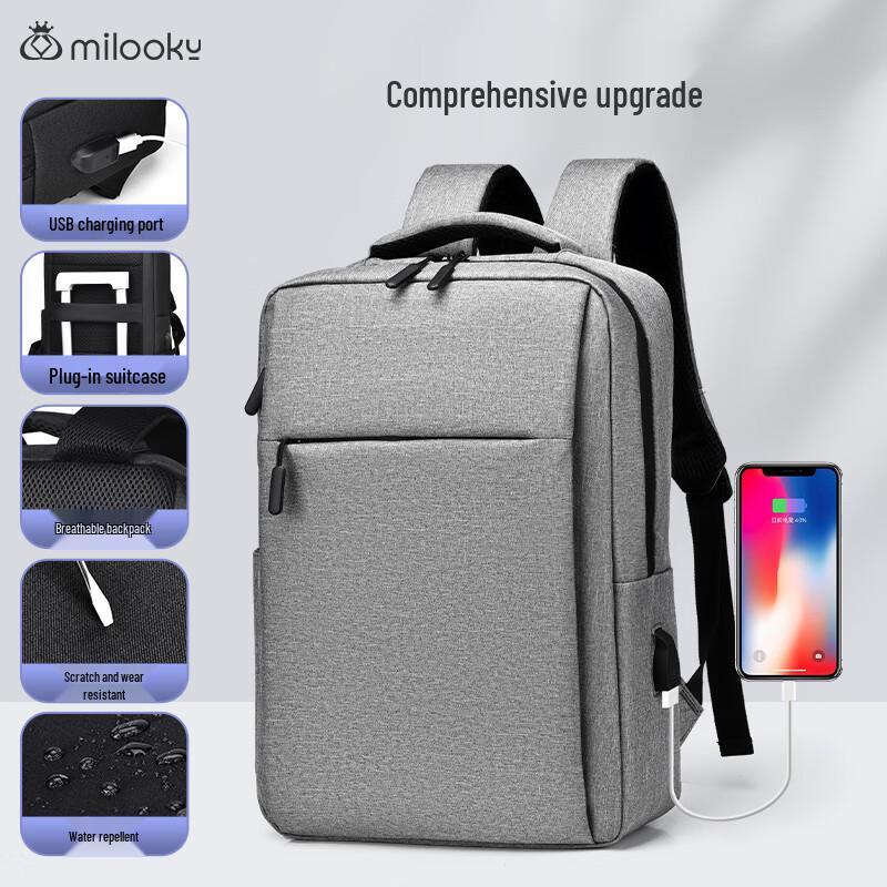 Milooky Business Travel Laptop Backpack 13-16 inch Universal