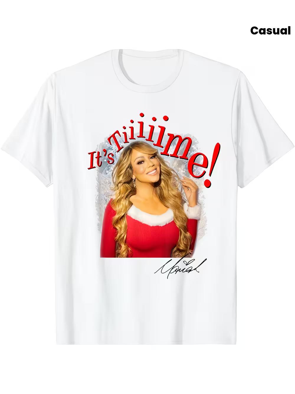 Festive T-Shirt Featuring a Sleigh Design XL