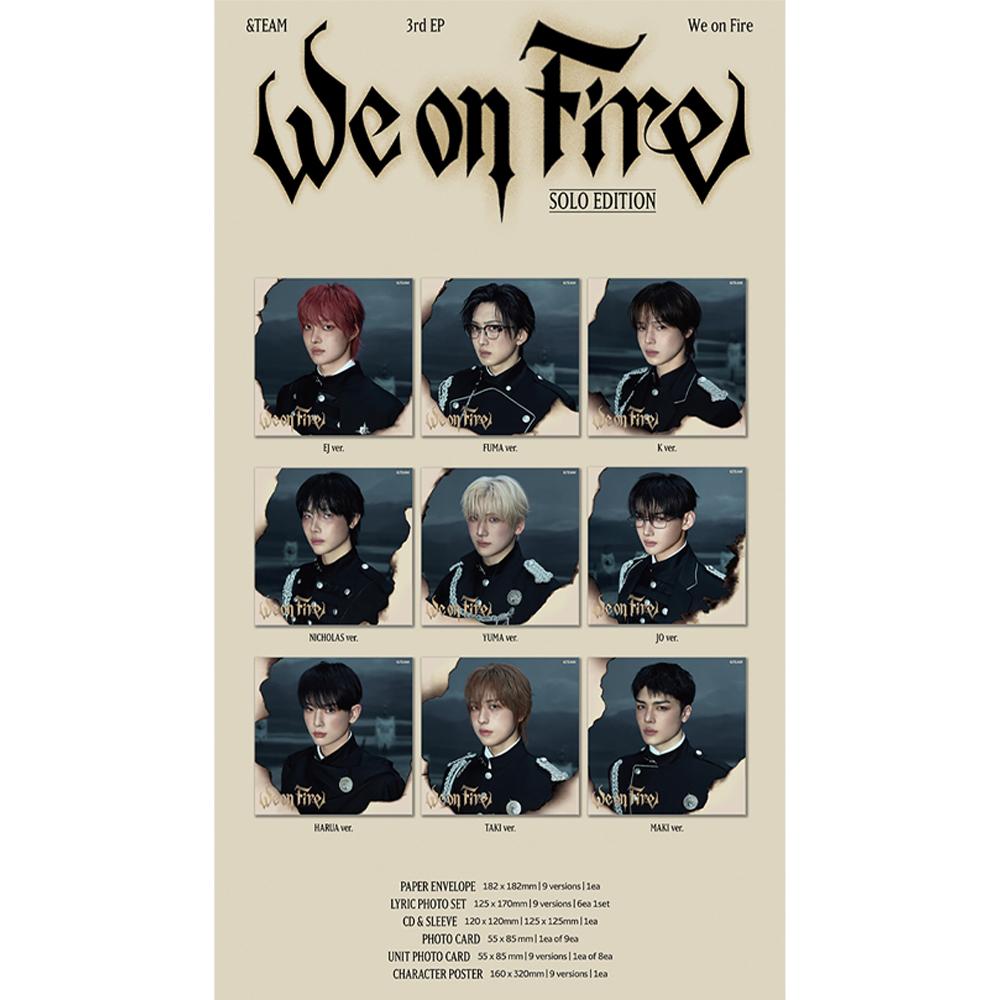 [Ön Sipariş] &TEAM - Ateşliyiz (SOLO EDİSYON)