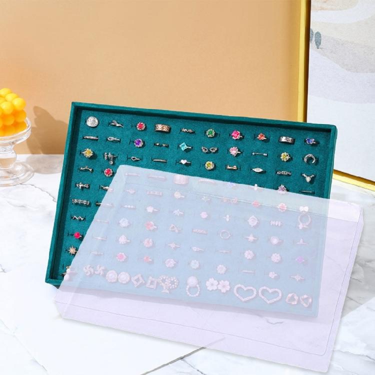 Clear Plastic Tray for Jewelry Storage and Makeup Organization Convenient for Fashion Enthusiasts and Household Use