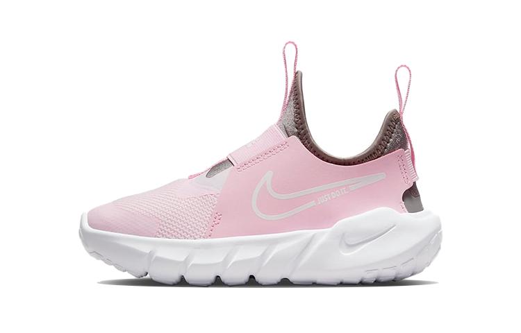

Nike Flex Runner 2 Slip Resistant Cushioning Abrasion Resistant Breathable Low top Kids Running Shoes Pink DJ6040-600 29.5