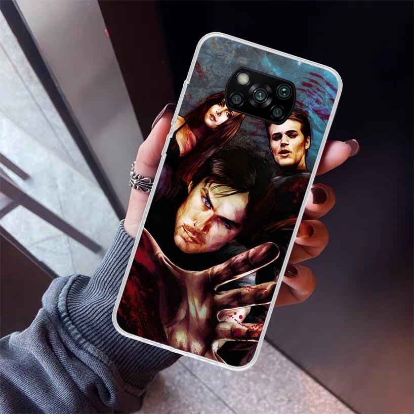 The Vampire Diaries Salvatore Phone Case for Xiaomi Poco F7 Ultra X7 X6 X5 Pro X4 Gt M8 M7 Redmi 15 15C 13 13C 12 12C Soft Cover