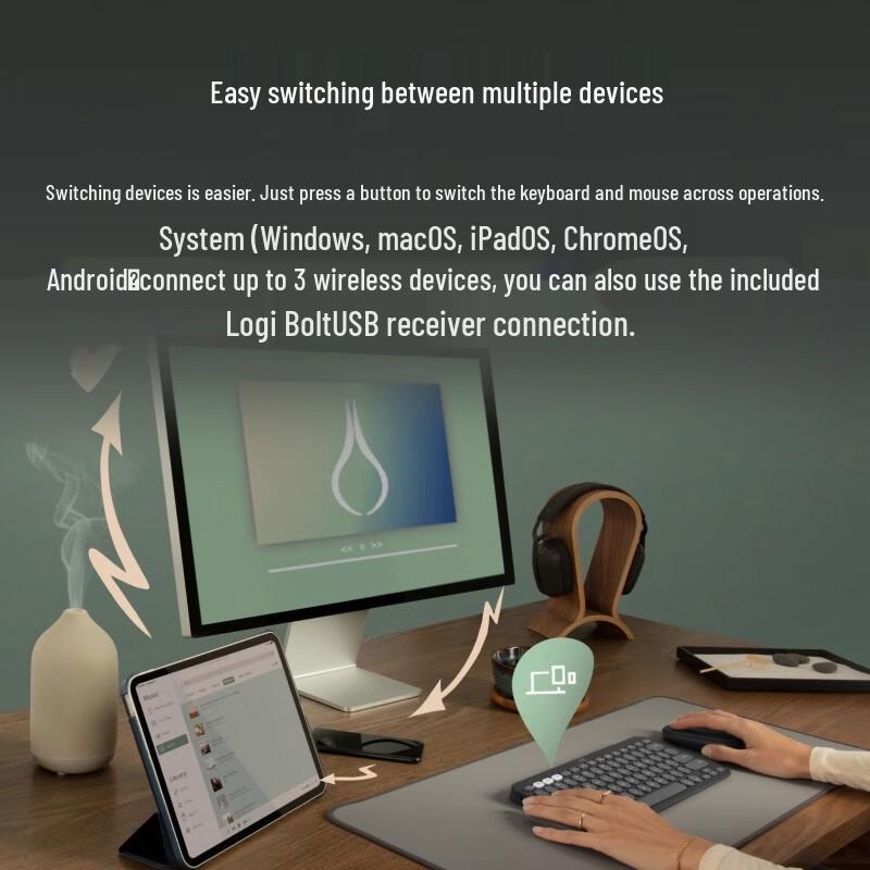 Logitech PEBBLE 2 COMBO Wireless Keyboard & Mouse Set