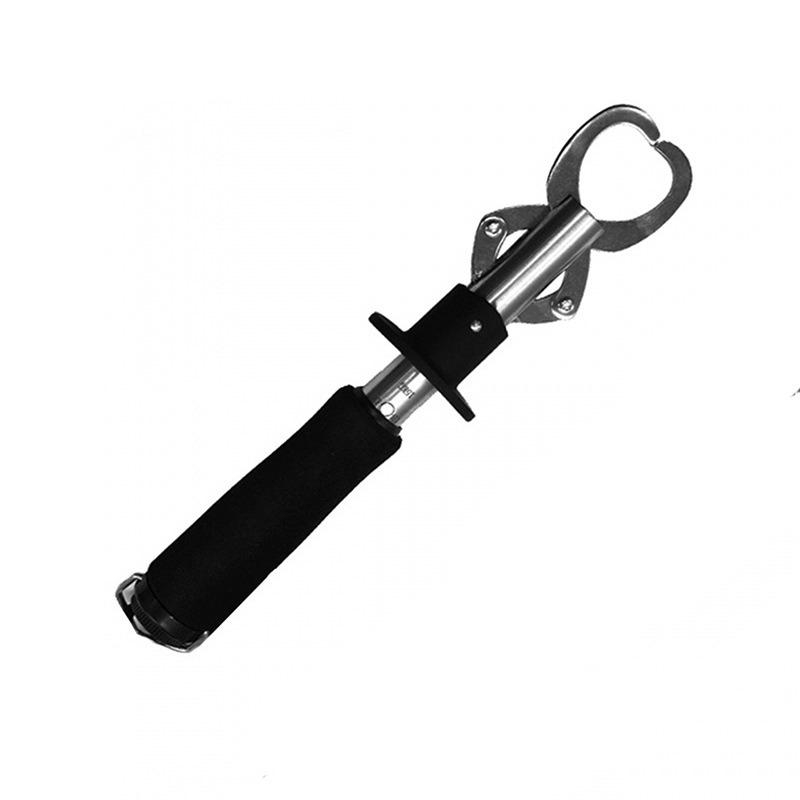 Fish Control Device Stainless Steel Belt Weighing with Ruler Fish Lock Fish Clamp Fish Catch Device Fish Clamp Fishing Gear