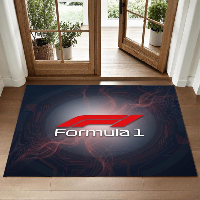 F1 Design Crystal Velvet Rug Soft Decorative Mat for Bedroom Entrance