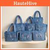 Plush Tote Bag For Women With Zipper Closure And Inner Pocket For Daily Use