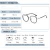 Fashion Anti-Blue Light Myopia Glasses Oversized Frame Cat Eye Glitter Presbyopic Custom Nearsighted Eyewear Men Women Optical