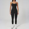 Sling vest breathable quick drying slim fit high elastic hip lift fitness trousers yoga suit women