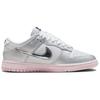 Nike Dunk Low LX Photon Dust Pink Foam Women Sneakers Grey Medium-Soft-Pink Metallic-Silver HM3698-006