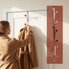 Space-Saving Door Rear Hook Multifunctional Easy Installation Wall-Mounted Hook Elegant Portable Coat Rack Living Room