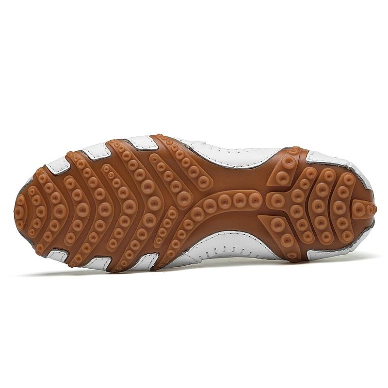 Men Golf Leisure Sport Shoes Leather Sneakers Outdoor Turf Golfer Training Sport Shoes Breathable Large Size 46 47 Golf Trainers