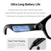 ABUO-Lecteur Audio Vidéo Musique Lunettes Intelligentes Traduction Temps Réel Caméra 2MP Appel Bluetooth Lunettes de Soleil