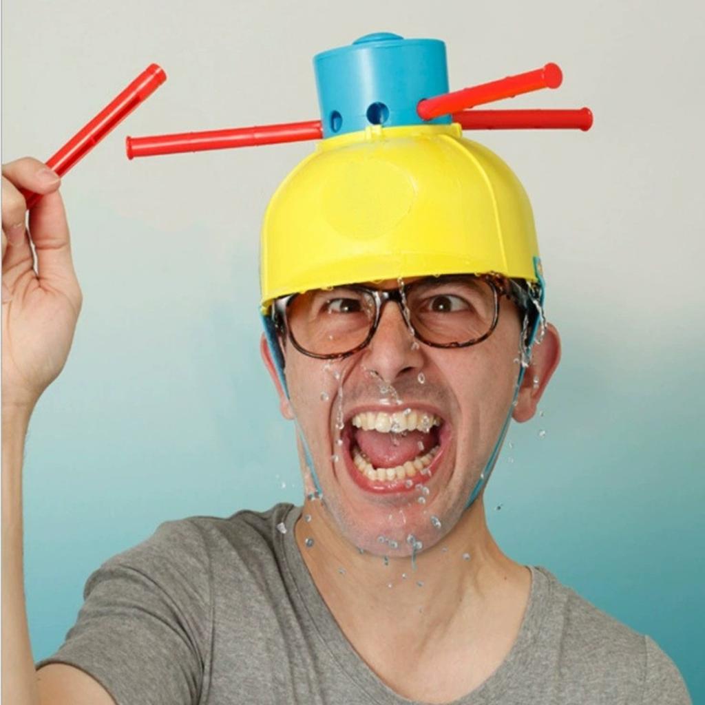 Wet Water Challenge Hat Water Hat Toy Trick Party Wet Head Hat