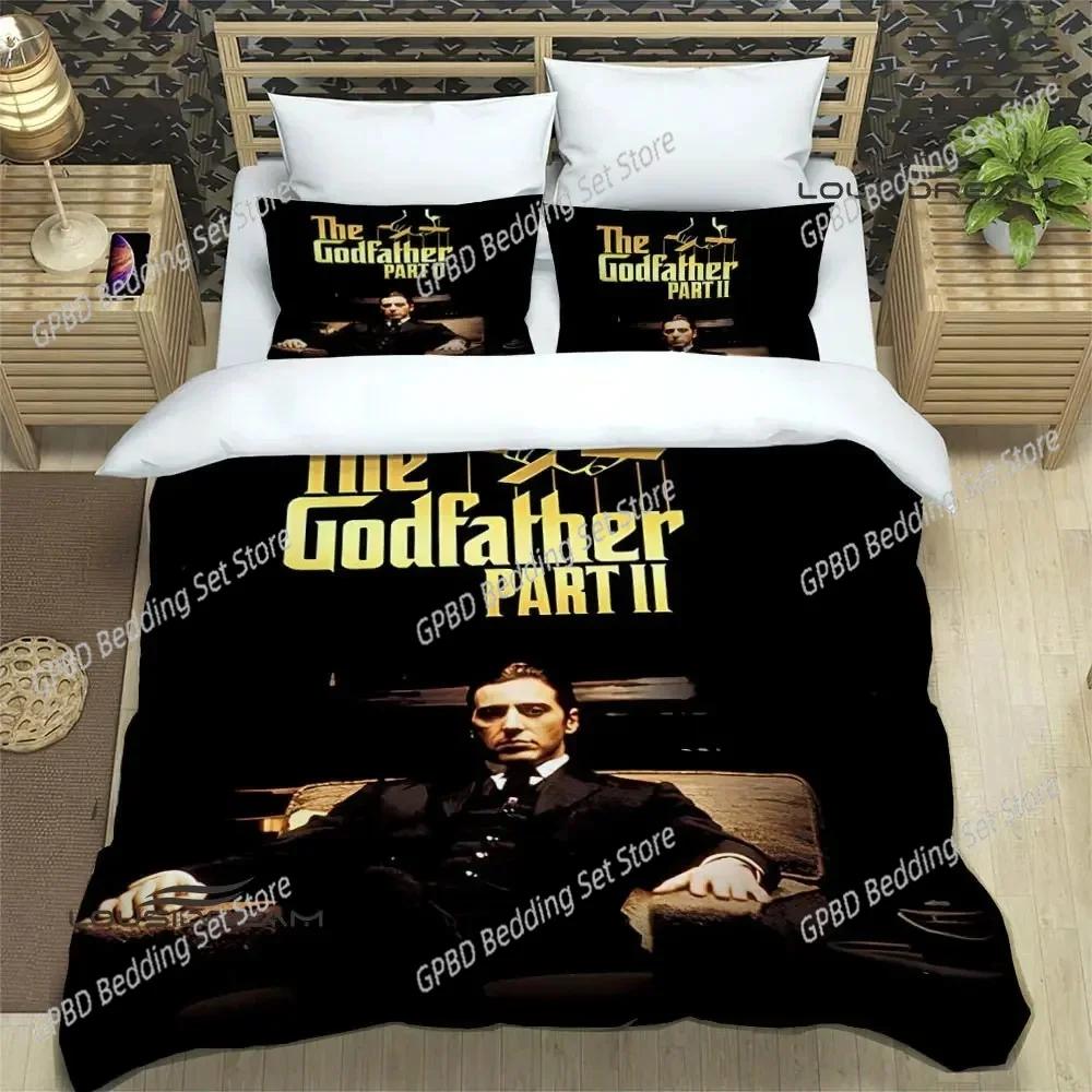 Comforter The Godfather Bedding Set 3D Printed Suitable For Bedroom Kids Home Textile