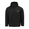 Mens Solid Hooded Regular Parka