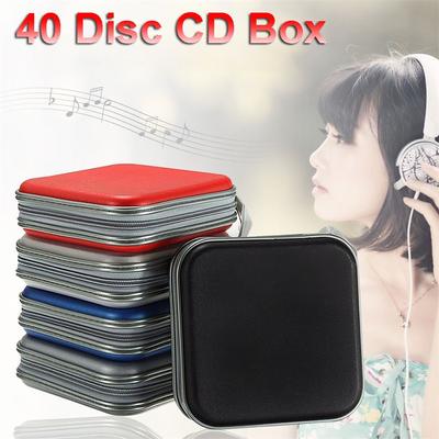 40 Disc Portable Hard Box Wallet Album Double-side Organizer CD DVD Case Storage Sleeve