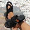 Breathable, Mesh, Round Toe, Slippers, Plus Size, Soft Sole, Beach Shoes, Women's Slippers