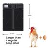 Large Size Automatic Chicken Coop Door, New with Timer LCD Screen, 3*AA Battery Powered (Battery Not Included)