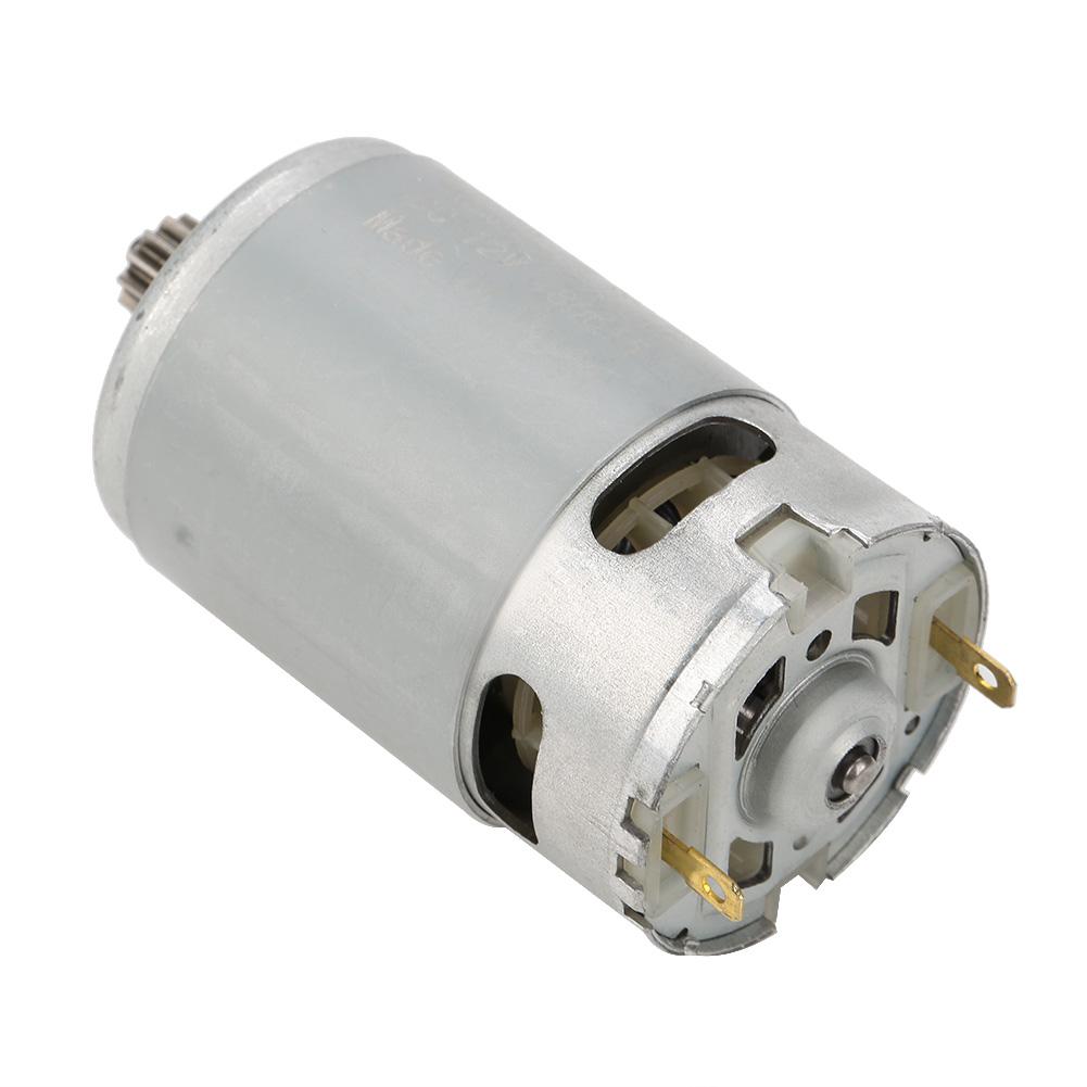 Industrial Two Speed 12 Teeth Gear DC Motor for Electric Drill Machine Tool Accessories 12V