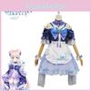 Genshin Impact Sangonomiya Kokomi Maid Cosplay Costume For Role Play And Halloween