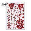Halloween Face Rhinestone Stickers Scar Gem Stickers, Wound Body Art Glow In The Dark Party Gems Decals, Waterproof Self Adhesive Temporary Tattoo for