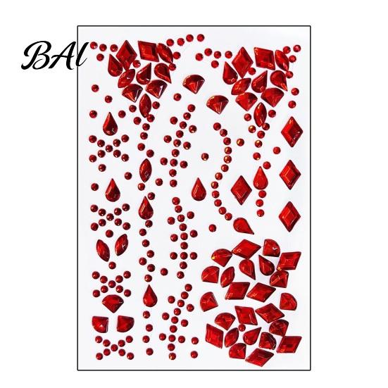 Halloween Face Rhinestone Stickers Scar Gem Stickers, Wound Body Art Glow In The Dark Party Gems Decals, Waterproof Self Adhesive Temporary Tattoo for