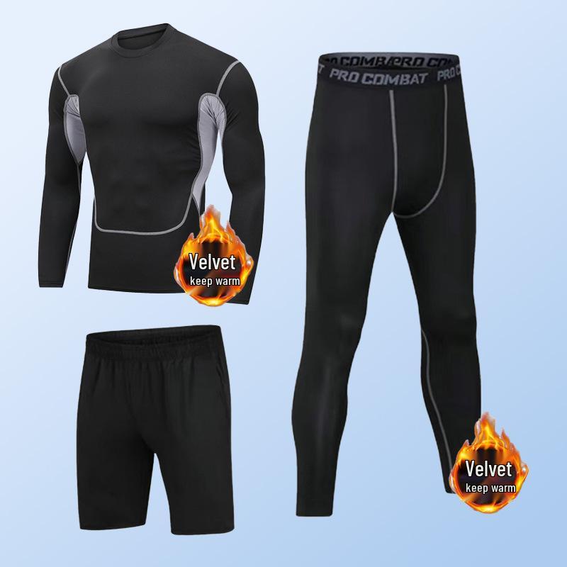Men's Quick-Dry Sports Training Suit: Casual Fitness Running Set