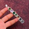 Awesome Multi Stone Gemstone Pendant: 925 Sterling Silver Handmade Pendant Necklace Jewelry