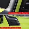 For SuzukiJimny Nomade 2025 2026 ABS Black Matte  front  windshield window A-pillar decorative strip Anti scraper Exterior cover