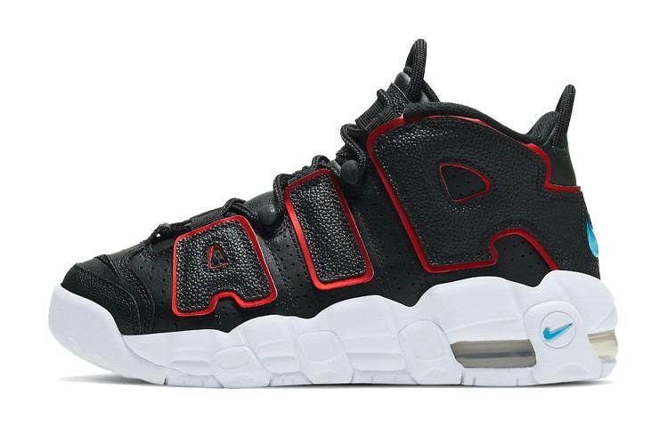 Nike Air More Uptempo Black Fusion Red GS DJ4610-001 39