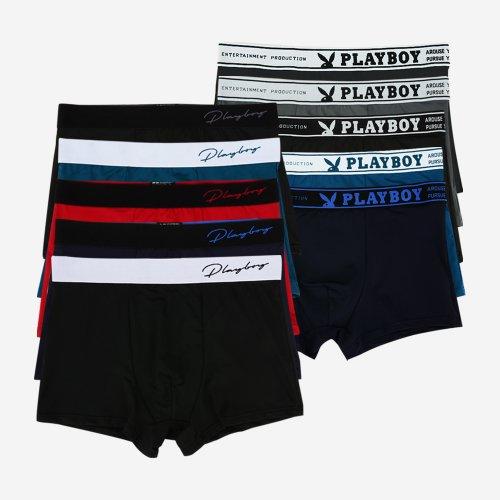 

[Playboy] Lettering Best Configuration Drawers Men s Underwear 10-pack PMD2118+PMD2110 [Shipped from Korea] 100% Authentic PMD2118+2110C 110