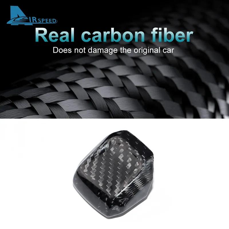 Real Hard Carbon Fiber For Seat Leon Cupra Leon Cupra Formentor 2024 2025 LHD RHD Car Gear Shift Knob Trim