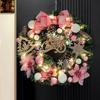 Garland Wreath Christmas Decorations Simulation Rattan Christmas Tree Hotel Shopping Scene Layout Door Area Hanging Wall Decoration Ornaments for B