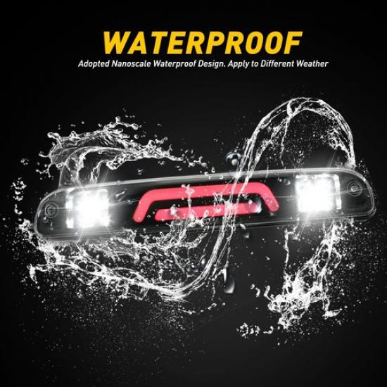 LED Third 3rd Brake Light Black For 99-16 Ford F250 F350 Super Duty Cargo US EXV