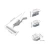 5-in-1 Multi-function Window Washing Sponge Brush Water Sprayer for Glass Kitchen Home Floor