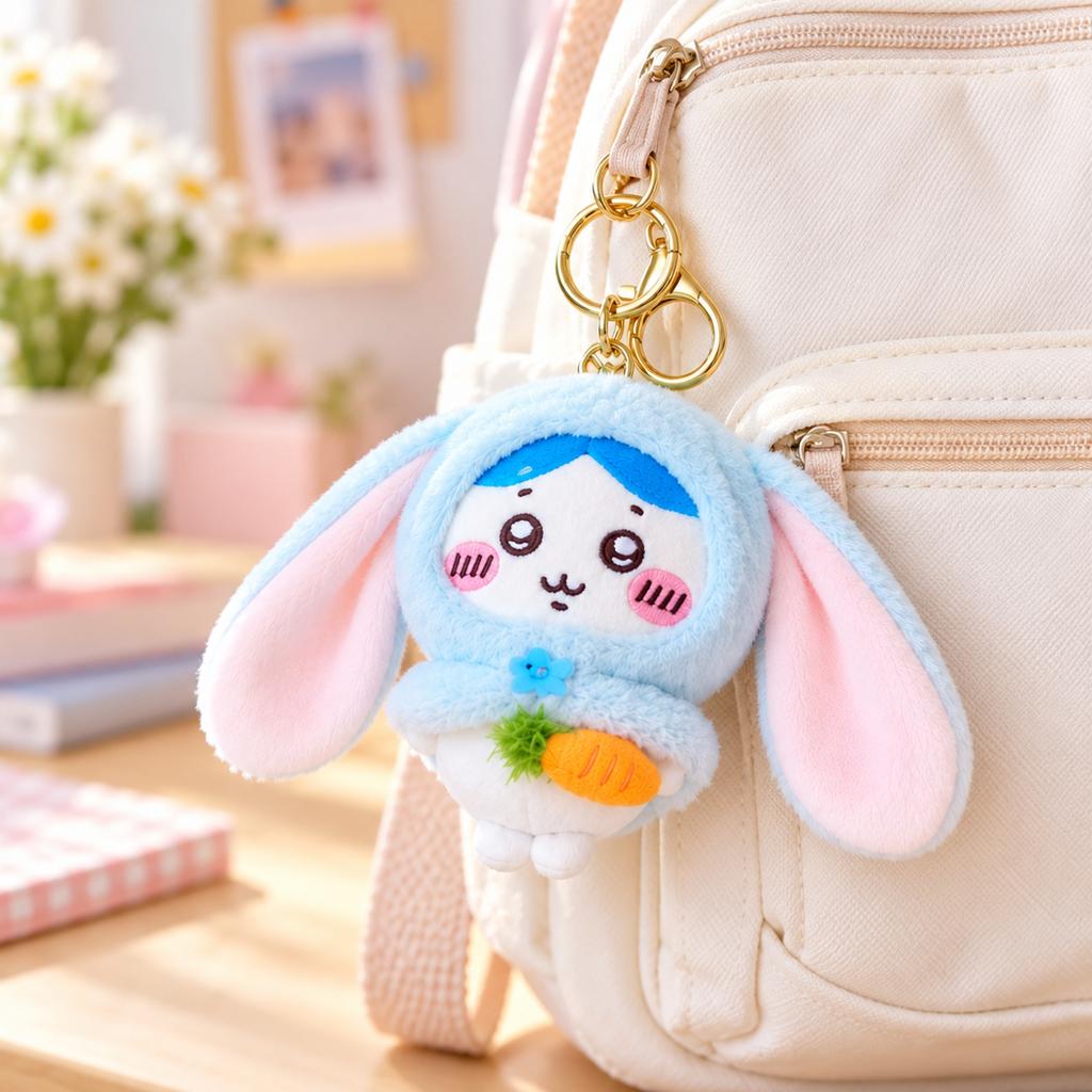 Plush Keychain, Cute and Soft Stuffed Animal Bag Charm Pendant for Bags
