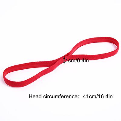 Thin Sport Headbands For Women And Men Non-Slip Yoga Hair Band Elastic Sweatbands For Football Basketball Soccer Tennis And Golf