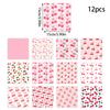 Birthday Party Decoration, Double Adhesive Paper, Pink, Cherry, DIY Gift Box, Packaging Paper, Party Decoration Supplies