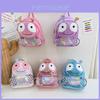 Adorable Cartoon Princess Sequin Backpack For Kids Modern Chic Breathable Design