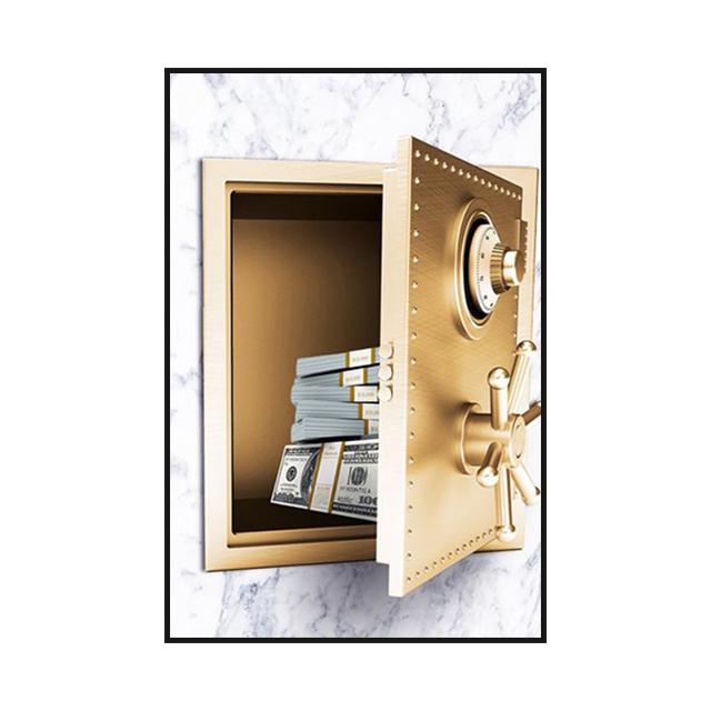 US Dollar Picture Decoration Mural Pop Graffiti Poster Canvas Painting and Living Room Wall Art Prints for Modern Home Decor No Frame