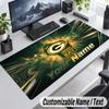 Custom Name Text Mouse Pad Green Bay Packers Personalized Desk Pad For Work And Gaming