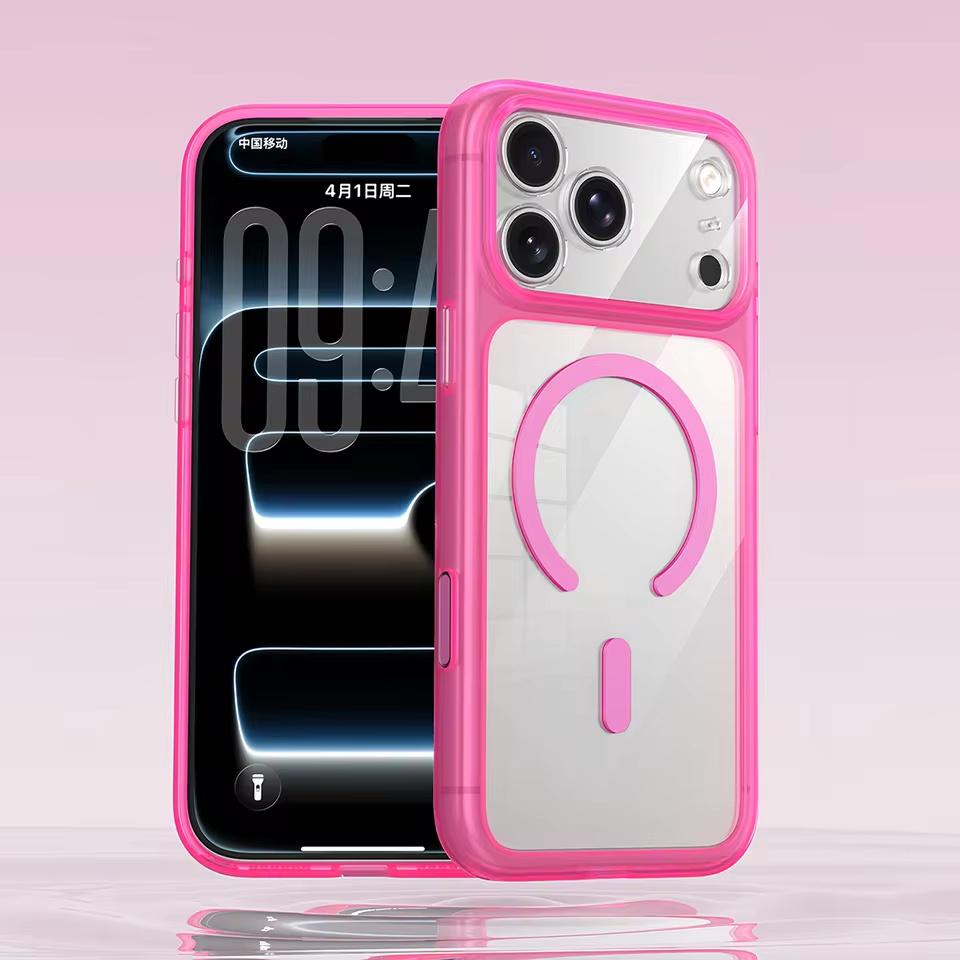 Brandneue Offizielle Klare Magnetische Handyhülle Für iPhone 17 ProMax Air 16Pro 15Pro 14Pro 17 Pro Max Für Magsafe Stoßfeste Hülle