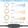 Led Ring Light, Tripod, Ring Light with Bluetooth Remote Control Tripod, Adjustable LED