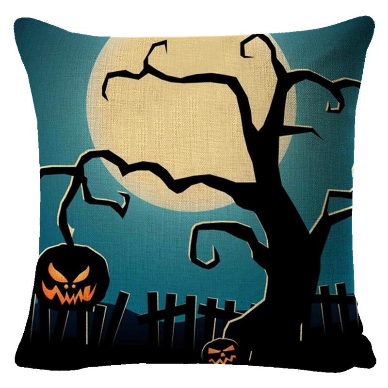 New Halloween Pillow Case Halloween Pillow Core Bed Home Decoration Bedside Cushion