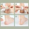 5 Pièces Protecteur de Talon en Gel Patchs pour Pieds Adhésifs Coussinets Ampoules Hydrocolloïdes Doublure de Talon Autocollants pour Chaussures Plâtre Soulagement de la Douleur Soin des Pieds