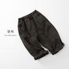 Thick Fleece Lined Kids Long Pants Unisex Boys Girls Warm Casual Winter Trousers