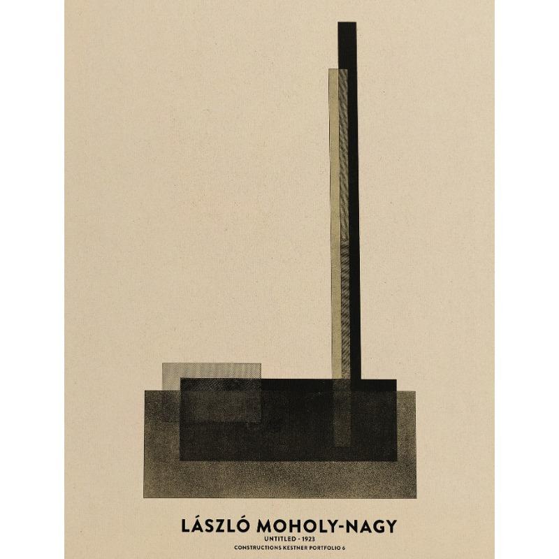 

Minimal Midcentury Black & White Bauhaus Poster Abstract Moholy Nagy Canvas Painting Wall Art Galley Bedroom Home Decor 21cm×30cm NoFrame