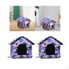 Cat Nest Sleeping Bed Pet House Rainproof Weatherproof Outdoor Shelter for Cats